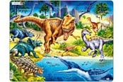 Puslespil - Larsen Puzzles Dinosaurs from the Cretaceous period. - LA-NB3