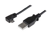 USB kabel - StarTech.com Right Angle Micro-USB Charge & Sync Cable M/M 28/24AWG - USB cable - 1 m - USBAUB1MRA
