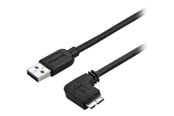USB kabel - StarTech.com Slim Right-Angle Micro USB 3.0 Cable M/M - USB 3.1 Gen 1 - USB cable - 50 cm - USB3AU50CMRS