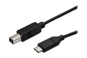 USB kabel - StarTech.com USB C to USB B Printer Cable - M/M - USB 2.0 - USB-C cable - 3 m - USB2CB3M