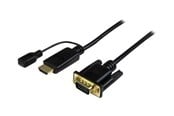 Skærmkabel - StarTech.com HDMI to VGA active converter cable HDMI to VGA adapter - video converter - 0.9m - HD2VGAMM3
