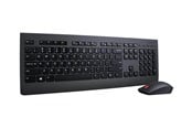 Tastatur - Lenovo Professional Combo - Tastatur & Mus sæt - Amerikansk engelsk - Sort - 4X30H56796