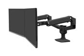 Skærmholder - Ergotron LX Dual Side-by-Side Arm - Black - 45-245-224