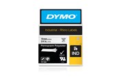 Papir, Fotopapir og Etiketter - DYMO Dymo Rhino permanent polyester | 19mm x 5.5m | sort på hvid - 18484