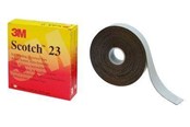 Tape & lim - 3M Scotch® 23 tape sort selv-vulkaniserende gummi tape m/sort liner. 19 mm x 9.15 m. 0.76 mm tyk. Lever - 7000007286