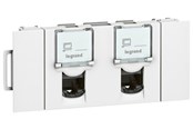 Udtag & bokse - Legrand Dataudtag mosaic K6 ftp 2XRJ45 3M hvid - 76546