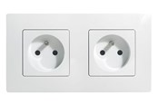 Afbrydermateriel - Legrand NILOE ramme FOR 2 enheder HVID - 665002
