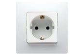 Afbrydermateriel - Legrand NILOE stikkontakt 230V SCHUKO 2 POL + N HVID - 664731