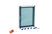 Tavler og kasser - FIBOX Hængsellåg Polycarbonat 320x320x50 transparent - 8853015