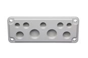 Tavler og kasser - FIBOX Gevindflange størrelse 2 2XM16+3XM20 polycarbonat komplet - 2550862