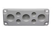 Tavler og kasser - FIBOX Flange MB10017-PM / OEZXC 1, 4XPG16 + 3XPG29 - 2550062