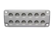 Tavler og kasser - FIBOX Flange MB10014-PM 12XPG16 komplet - 2550059