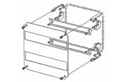 Tavler og kasser - FIBOX Din-skinne indsats OD-1 - 2550039
