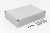 Tavler og kasser - FIBOX Låg EKP80-G grå 380X280X80 - 3730559