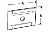 Føringsveje & kanalskinner - Wibe Samlebeslag U-35 fzs - 4561200