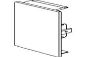 Føringsveje & kanalskinner - Hager Endestykke BR 70130 PH - M5573PERL