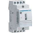 Komponenter til tavler og kasser - Hager Kontaktor 40A 4 sl 230VAC 3M brumfri - ESC440S