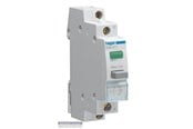 Komponenter til tavler og kasser - Hager Kiptryk 16A 1sl m/230V LED Grøn - SVN413