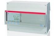 Komponenter til tavler og kasser - ABB El-måler 3 faset direkte måling 80Amp med puls/alarm udgang A43 111-100 Stål - 2CMA170520R1000