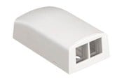 Netværkstilbehør - PANDUIT Vægboks netkey 2 port hvid - NK2BXAW-A