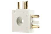 Lamper - SG Armaturen SlimLine L-connector Mat-Hvid - 391210