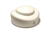Afbrydermateriel - Teknisk Belysnings Industri Fodafbryder Ø65mm, hvid - ARD022566