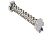 Jording og transientbeskyttelse - Ouneva potentiale udligningsskinne Al/Cu 2*(6-70) + 8*(6-50) mm2 - VE04-0002