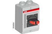Afbrydermateriel - ABB Sikkerhedsafbryder  3 polet 16A M25 sort greb OTP16K3M25 - 1SCA022699R4310