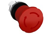 Trykknapper og signalenheder - ABB Nødstop 40mm dreje frigivelse MPET4-10R - 1SFA611523R1001