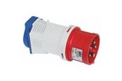 Forlængerledninger - Elworks CEE kompaktforgrener, 400V/16A ind/DK ud - 9-959-0