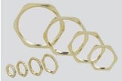 Forgreningsmateriel - Helu Kabel Møtrik messing EMC med skærekant M25 - 90168