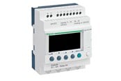 PLC, HMI, IOT og Industri - Schneider Electric Zelio 8I / 4U relæ m/ur 24VDC - SR2B121BD