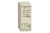 Komponenter til tavler og kasser - Schneider Electric Stikbensrelæ 2C/O 8A 24VAC - RSB2A080B7