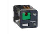 Komponenter til tavler og kasser - Schneider Electric Stikbensrelæ 10A 3C/O 24VAC med LED og testknap - RUMC32B7