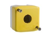 Trykknapper og signalenheder - Schneider Electric Trykknapboks tom med 1 hul gul - XALK01