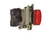 Trykknapper og signalenheder - Schneider Electric Lampe komplet rød 24 V AC/DC med LED uden trafo - XB4BVB4