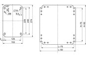 Tavler og kasser - Schneider Electric Grundplade galvaniseret 800X600 - NSYMM86