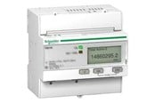 Komponenter til tavler og kasser - Schneider Electric iEM3210 kWh-måler MID CT 1A/5A trafo måling, energi måler med puls og LCD display, 3P+N 400V CT x/5, - A9MEM3210