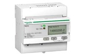 Komponenter til tavler og kasser - Schneider Electric iEM3110 kWh-måler MID direkte måling, energi måler med puls og LCD display, 3P+N 400V 63A, B 90mm - A9MEM3110
