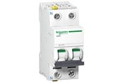 Komponenter til tavler og kasser - Schneider Electric Acti9 iC60N 1P-N 25A Dobbelt terminal C-karakteristik 6/10kA 230V Bredde 36mm - A9F04625