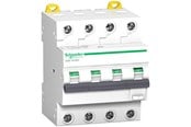Komponenter til tavler og kasser - Schneider Electric Kombiafbryder Acti 9 iC60 4P 10A 30mA C karakteristik 6kA klasse Asi - A9D77410