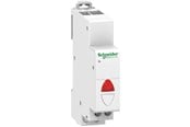 Komponenter til tavler og kasser - Schneider Electric Signallampe iIL Grøn LED 110-230VAC estimeret til 100.000t Bredde 18mm - A9E18321