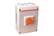 Afbrydermateriel - ABB Sikkerhedsafbryder AC23 45A 3-pol+N+J rød gul greb med mere OTP36A3M1 - 1SCA022613R1620