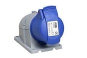 Forlængerledninger - ABB CEE vægstikdåse 3 polet 16A 200-250V IP44 6H 216RS6 - 2CMA193098R1000