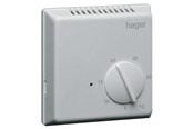 Varmeautomatik - Hager Rumtermostat bimetal 1SL 10A EK054 - EK054