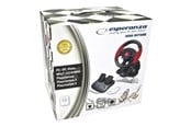 Spil tilbehør - Esperanza Wheel and pedals set - Wired Controller - PC - EG103