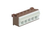 Tavler og kasser - Hager Klemblok fase 2+8 brun QC - KN10P