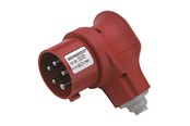 Forlængerledninger - Mennekes CEE vinkelstikprop 5 polet 16A 400V IP44 6H - 3980