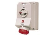 Forlængerledninger - Mennekes CEE stikkontakt 5 polet 63A 400V 6H IP44 - 5959A