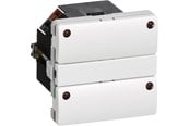 Lauritz Knudsen - LK KNX FUGA betjeningstryk 4 tryk + LED 1 modul, hvid - 507D6611